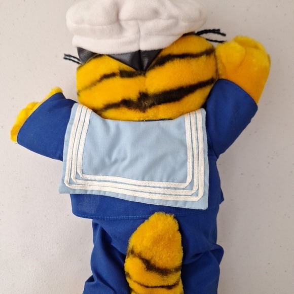 RARE Vintage 1981 DAKIN Garfield the Cat Plush Sailor "SHIP AHOY!" 14" - Picture 6 of 8